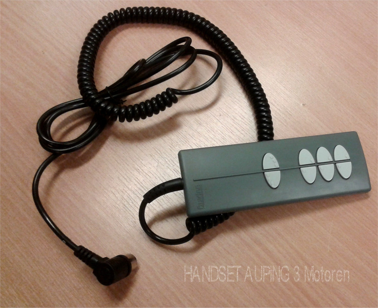 Handset afstandsbediening met kabel voor Auping spiralen